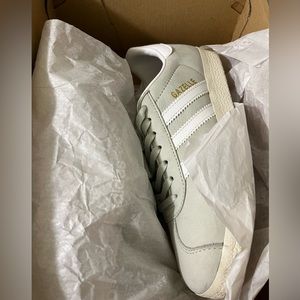 Adidas mint green gazelles